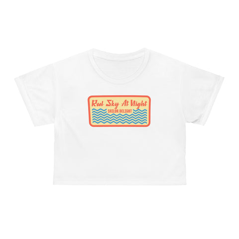 Red Sky At Night crop top