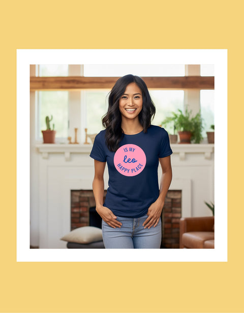 Leo is my happy place shirt