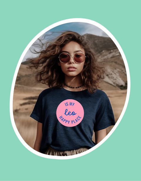 Leo is my happy place shirt