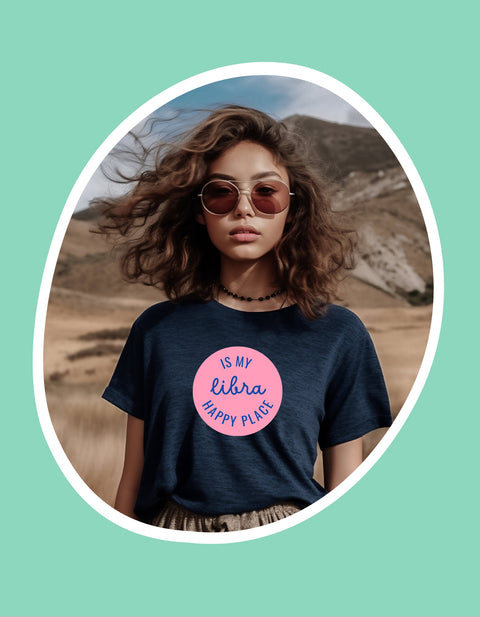 Libra is my happy place shirt