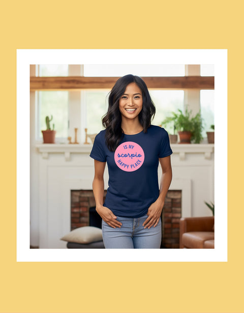 Scorpio is my happy place shirt