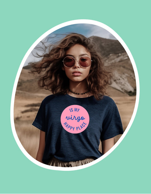 Virgo is my happy place shirt