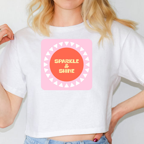 Sparkle And Shine crop top